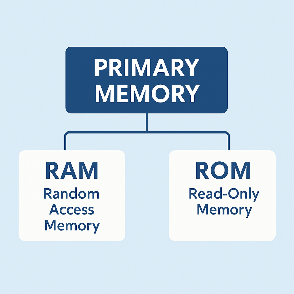 Primary and secondary memory